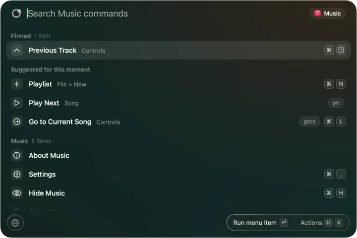 Apropos over Music